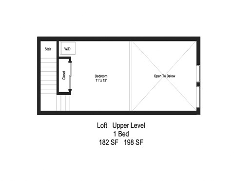Loft - Upper Level Floor Plan at Moraine, Washington